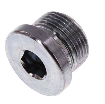 Stecker M22 X 1.5 Stahl FKM mit Innensechskant 400bar (5620.0psi) [2 Stück]