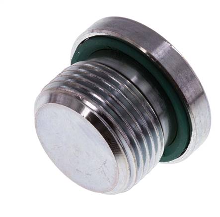 Stecker M22 X 1.5 Stahl FKM mit Innensechskant 400bar (5620.0psi) [2 Stück]