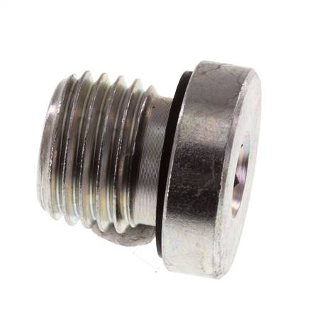 Stopfen M14 X 1.5 Stahl NBR mit Innensechskant 400bar (5620.0psi) [2 Stück]