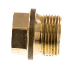 Stecker G3/4'' Messing mit Manschette und Außensechskant 16bar (224.8psi)