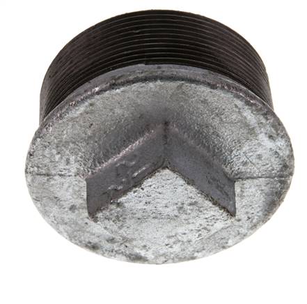 Stopfen R2 1/2'' Gusseisen mit Außenvierkant 25bar (351.25psi)