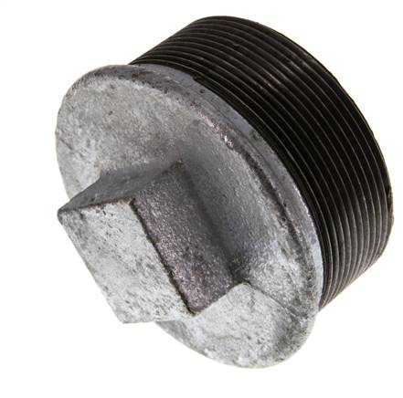 Stopfen R2 1/2'' Gusseisen mit Außenvierkant 25bar (351.25psi)