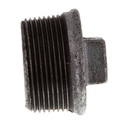 Stopfen R1 1/2'' Gusseisen mit Außenvierkant 25bar (351.25psi) [2 Stück]