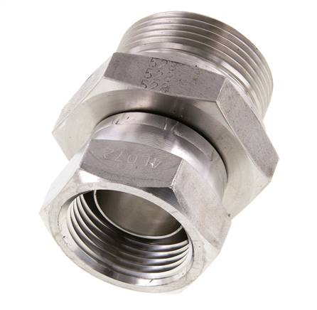 G 1'' x G 1 1/4'' F/M Reduzierstück aus Edelstahl 150 Bar - Hydraulik