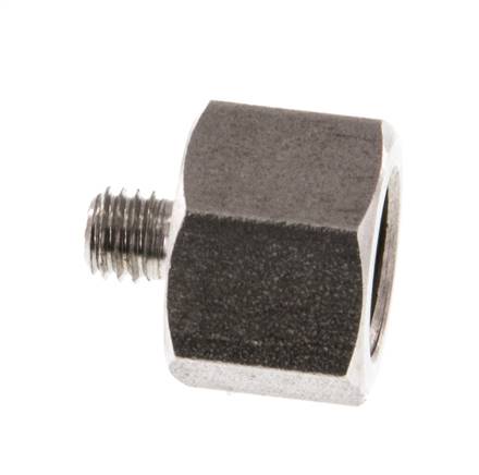 G 1/8'' x M5 F/M Reduzierring aus Edelstahl 40 bar