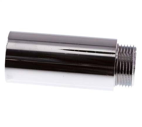 G 3/4'' F/M Messing verchromt Verlängerung DIN 3523 - 65 mm