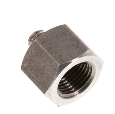 G 1/8'' x M5 F/M Reduzierring aus Edelstahl 40 bar