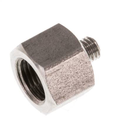 G 1/8'' x M5 F/M Reduzierring aus Edelstahl 40 bar