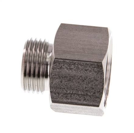 G 1/2'' x G 3/8'' F/M Reduzierring aus Edelstahl 40 bar