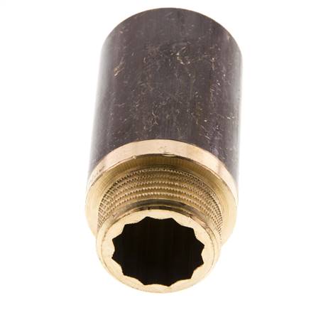G 3/4'' F/M Messing-Verlängerung DIN 3523 - 50 mm