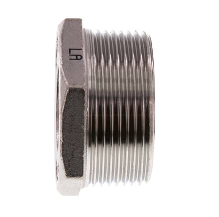 R 1 1/2'' x Rp 1/4'' M/F Reduzierring aus Edelstahl 16 bar