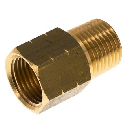 1/2'' NPT x G 1/2'' M/F Reduzierring aus Messing 16 bar - Hydraulik