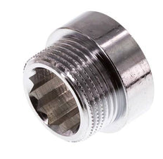 G 3/4'' F/M Verchromte Messingverlängerung DIN 3523 - 10 mm [2 Stück]