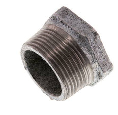 R 1 1/4'' x Rp 3/4'' M/F Verzinktes Gusseisen Reduzierring 25 Bar [2 Stück]