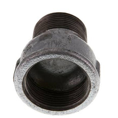 R 1 1/4'' x Rp 1 1/2'' M/F Verzinktes Gusseisen Reduzierring 25 Bar