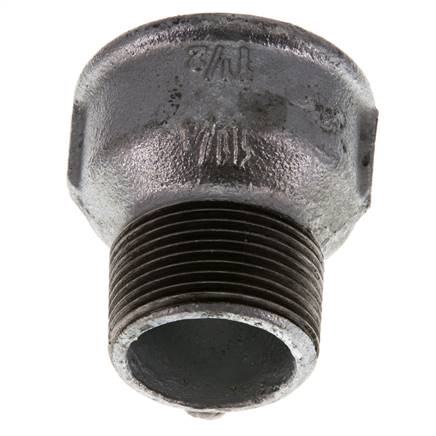 R 1 1/4'' x Rp 1 1/2'' M/F Verzinktes Gusseisen Reduzierring 25 Bar