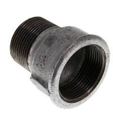 R 1 1/4'' x Rp 1 1/2'' M/F Verzinktes Gusseisen Reduzierring 25 Bar