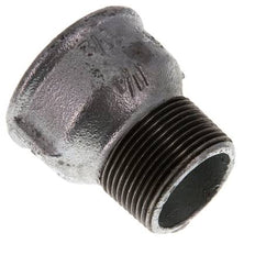 R 1 1/4'' x Rp 1 1/2'' M/F Verzinktes Gusseisen Reduzierring 25 Bar