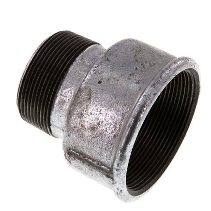 R 2'' x Rp 2 1/2'' M/F Verzinktes Gusseisen Reduzierring 25 Bar