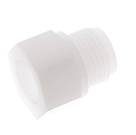 Reduzierring G3/8'' Innengewinde x G1/2'' Außengewinde PVDF 10bar (140,5psi) FDA 27mm Sechskant