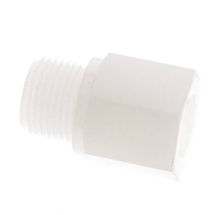 Reduzierring G1/4'' Innengewinde x G3/8'' Außengewinde PVDF 10bar (140,5psi) FDA 22mm Sechskant