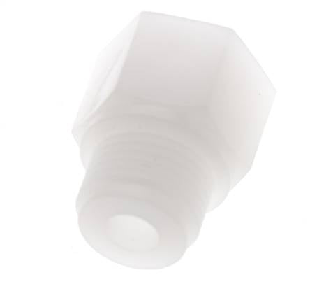 Reduzierring G1/4'' Innengewinde x G1/2'' Außengewinde PVDF 10bar (140,5psi) FDA 27mm Sechskant