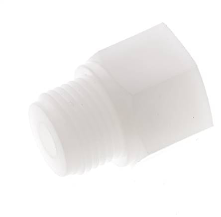 Reduzierring G1/4'' Innengewinde x G1/2'' Außengewinde PVDF 10bar (140,5psi) FDA 27mm Sechskant