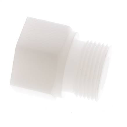 Reduzierring G1/2'' Innengewinde x G3/4'' Außengewinde PVDF 10bar (140,5psi) FDA 32mm Sechskant