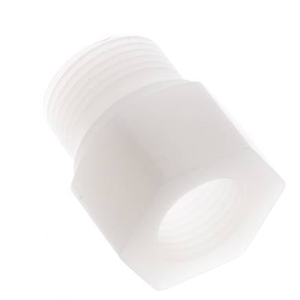 Reduzierring G1/2'' Innengewinde x G3/4'' Außengewinde PVDF 10bar (140,5psi) FDA 32mm Sechskant