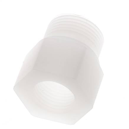 Reduzierring G1/2'' Innengewinde x G3/4'' Außengewinde PVDF 10bar (140,5psi) FDA 32mm Sechskant