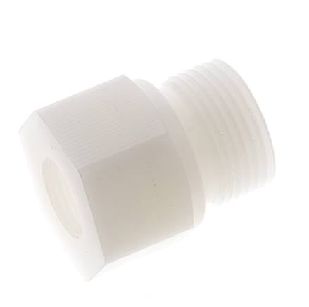 Reduzierring G3/8'' Innengewinde x G3/4'' Außengewinde PVDF 10bar (140,5psi) FDA 32mm Sechskant