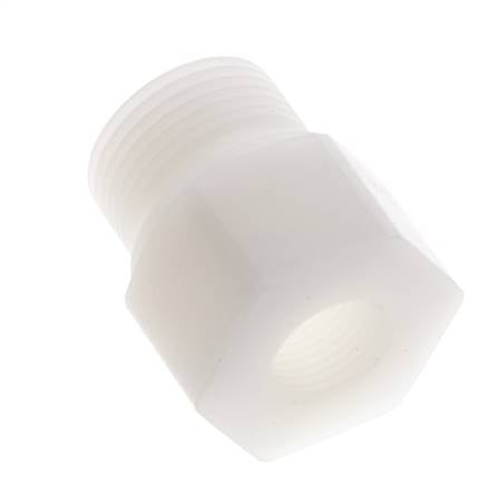 Reduzierring G3/8'' Innengewinde x G3/4'' Außengewinde PVDF 10bar (140,5psi) FDA 32mm Sechskant