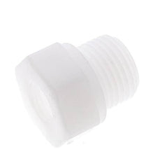 Reduzierring G1/4'' Innengewinde x G1/2'' Außengewinde Polypropylen (pp) 10bar (140,5psi) FDA 27mm Sechskant