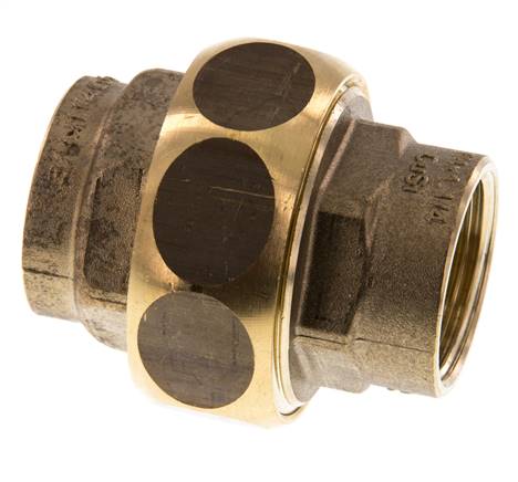 Union Gerade Verbindung Rp3/4'' Weiblich Messing Flachdichtung Centellen 16bar (224.8psi)