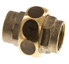 Union Gerade Verbindung Rp3/4'' Weiblich Messing Flachdichtung Centellen 16bar (224.8psi)