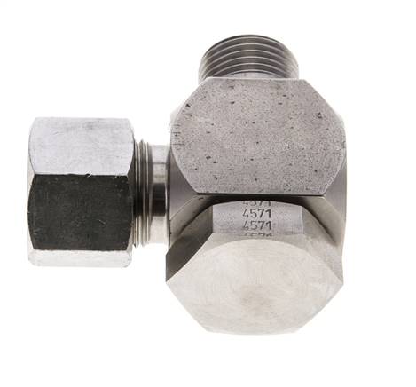 14S & G1/2'' Edelstahl-Drehgelenk-Schneidfitting mit Außengewinde 400 bar drehbar ISO 8434-1