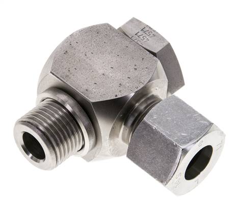 14S & G1/2'' Edelstahl-Drehgelenk-Schneidfitting mit Außengewinde 400 bar drehbar ISO 8434-1
