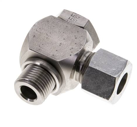 14S & G1/2'' Edelstahl-Drehgelenk-Schneidfitting mit Außengewinde 400 bar drehbar ISO 8434-1