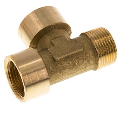 R 3/4'' x G 3/4'' M/F T-Stück aus Messing 16 bar