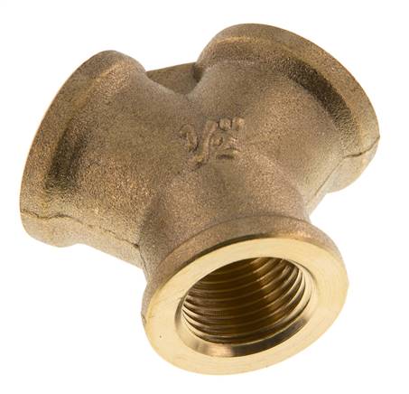 Rp 1/2'' Messing Y-Stück 16 Bar