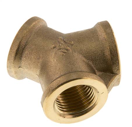 Rp 1/2'' Messing Y-Stück 16 Bar