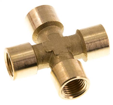 G 1/4'' Innengewinde Messing Kreuz 16 bar