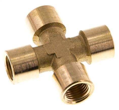 G 1/4'' Innengewinde Messing Kreuz 16 bar