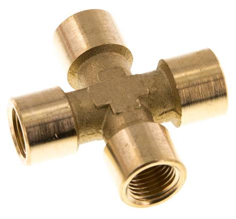 G 1/4'' Innengewinde Messing Kreuz 16 bar