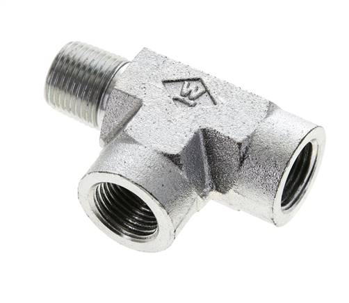 T-Stück 3/8'' NPT Außengewinde x Innengewinde Stahl 210bar (2950,5psi)