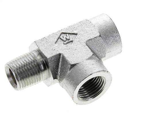 T-Stück 3/8'' NPT Außengewinde x Innengewinde Stahl 210bar (2950,5psi)
