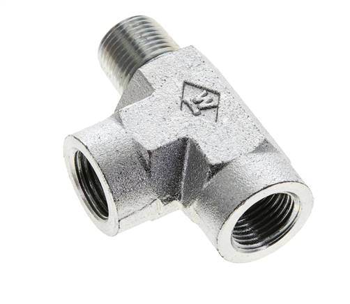 T-Stück 3/8'' NPT Außengewinde x Innengewinde Stahl 210bar (2950,5psi)