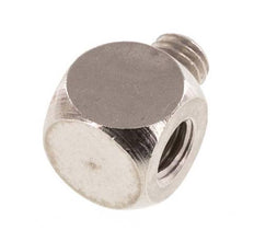 T-Stück M5 Stecker x Buchse Messing vernickelt 16bar (224.8psi) [5 Stück]