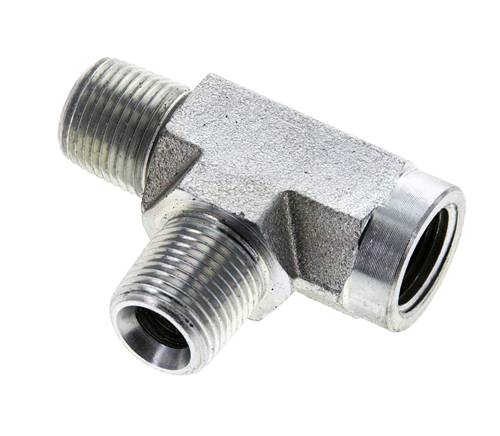 T-Stück 3/8'' NPT Innengewinde x Außengewinde Stahl 210bar (2950.5psi)
