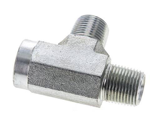 T-Stück 3/8'' NPT Innengewinde x Außengewinde Stahl 210bar (2950.5psi)
